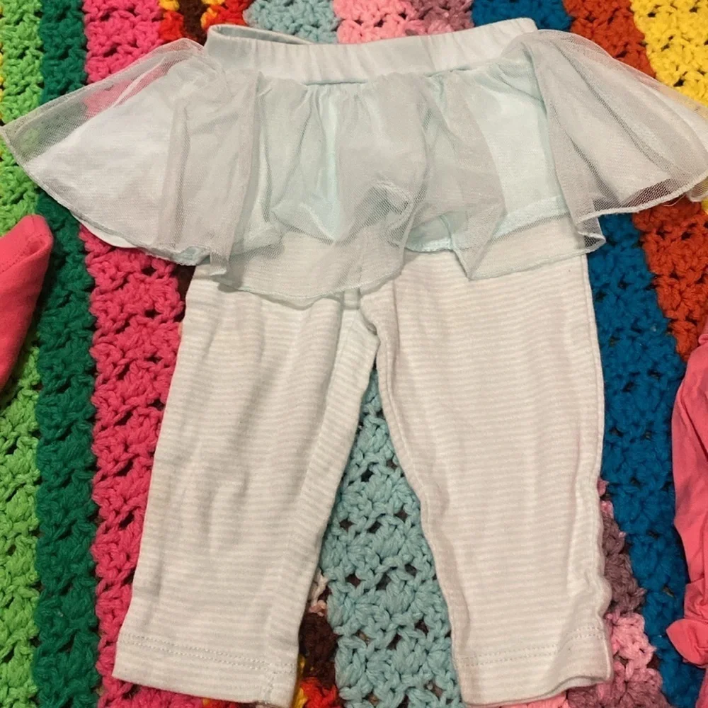 3/$20.  6-9 Month Girl’s Leggings